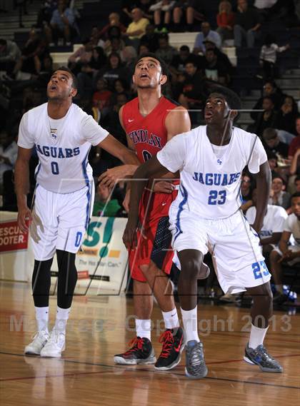 Thumbnail 1 in Findlay Prep vs. Desert Pines (Las Vegas Hoop Fest) photogallery.