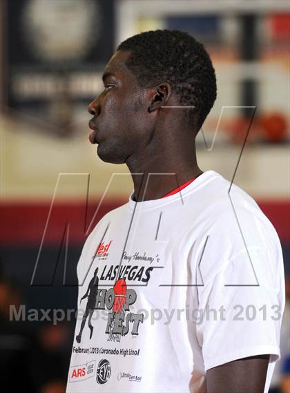 Thumbnail 1 in Findlay Prep vs. Desert Pines (Las Vegas Hoop Fest) photogallery.