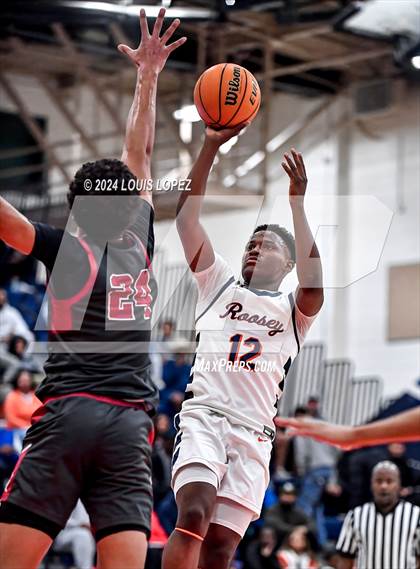 Thumbnail 2 in St. Pius X-St. Matthias Academy @ Roosevelt (CIF SS Open DIV Playoff) photogallery.