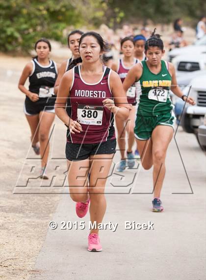 Thumbnail 1 in Modesto Metro Conference Cross County League Meet photogallery.