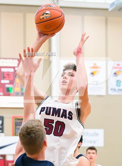 Thumbnail 2 in Modesto Christian vs. Perry (Hoophall West Tournament) photogallery.