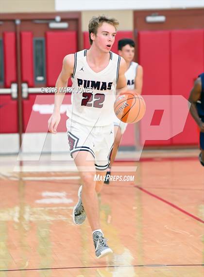 Thumbnail 2 in Modesto Christian vs. Perry (Hoophall West Tournament) photogallery.