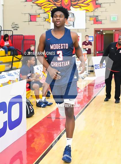 Thumbnail 2 in Modesto Christian vs. Perry (Hoophall West Tournament) photogallery.