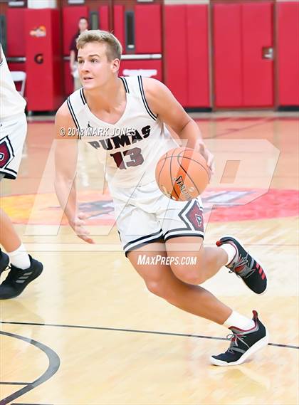 Thumbnail 3 in Modesto Christian vs. Perry (Hoophall West Tournament) photogallery.