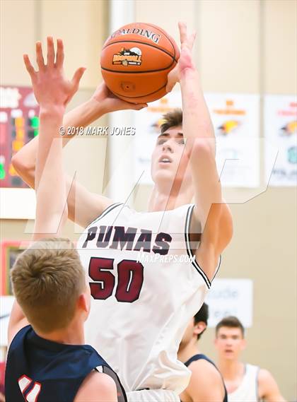 Thumbnail 1 in Modesto Christian vs. Perry (Hoophall West Tournament) photogallery.
