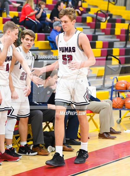 Thumbnail 2 in Modesto Christian vs. Perry (Hoophall West Tournament) photogallery.