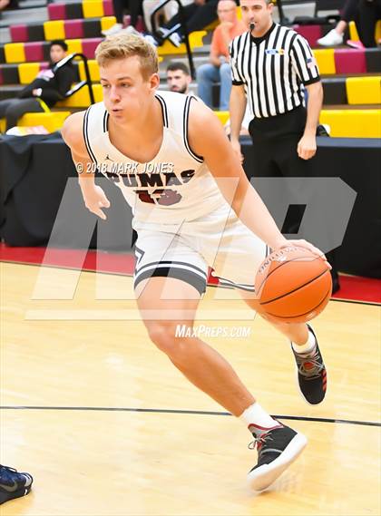 Thumbnail 1 in Modesto Christian vs. Perry (Hoophall West Tournament) photogallery.
