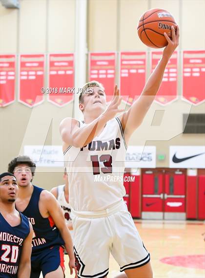 Thumbnail 3 in Modesto Christian vs. Perry (Hoophall West Tournament) photogallery.