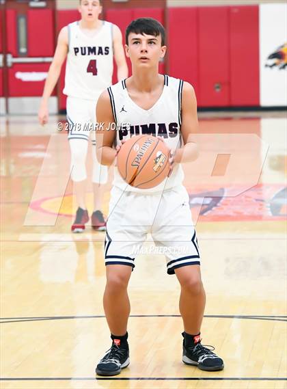 Thumbnail 3 in Modesto Christian vs. Perry (Hoophall West Tournament) photogallery.