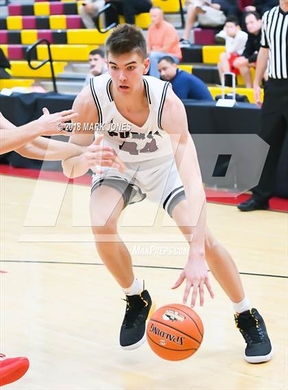 Thumbnail 1 in Modesto Christian vs. Perry (Hoophall West Tournament) photogallery.