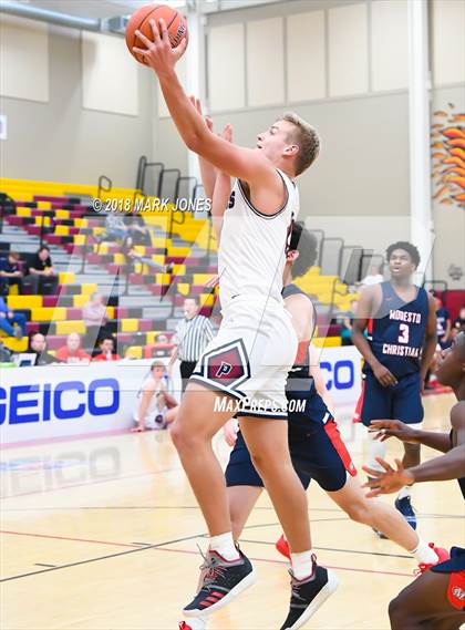 Thumbnail 2 in Modesto Christian vs. Perry (Hoophall West Tournament) photogallery.