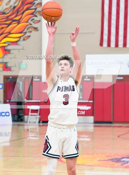 Thumbnail 2 in Modesto Christian vs. Perry (Hoophall West Tournament) photogallery.