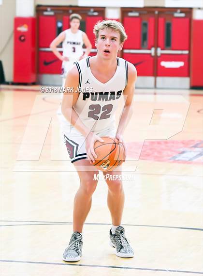 Thumbnail 2 in Modesto Christian vs. Perry (Hoophall West Tournament) photogallery.