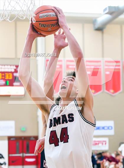 Thumbnail 2 in Modesto Christian vs. Perry (Hoophall West Tournament) photogallery.