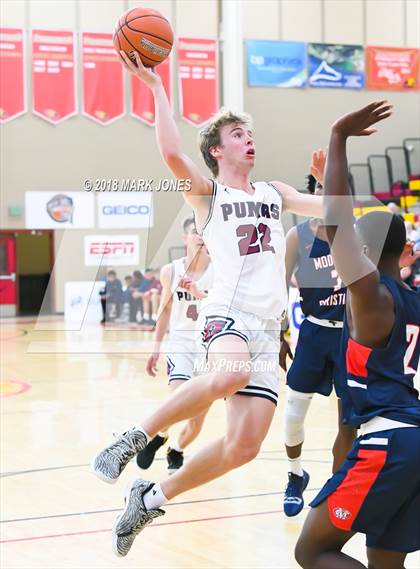 Thumbnail 3 in Modesto Christian vs. Perry (Hoophall West Tournament) photogallery.
