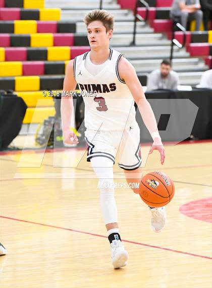 Thumbnail 3 in Modesto Christian vs. Perry (Hoophall West Tournament) photogallery.
