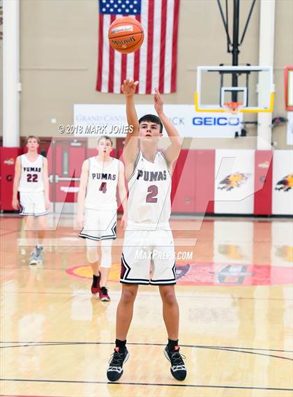 Thumbnail 1 in Modesto Christian vs. Perry (Hoophall West Tournament) photogallery.