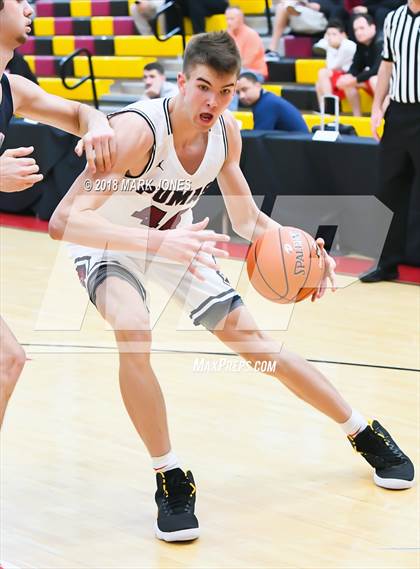 Thumbnail 3 in Modesto Christian vs. Perry (Hoophall West Tournament) photogallery.