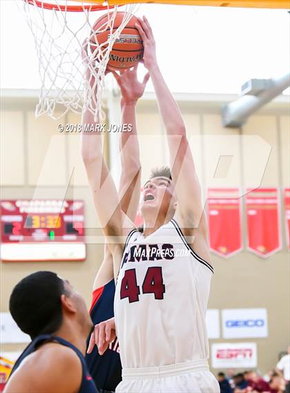 Thumbnail 3 in Modesto Christian vs. Perry (Hoophall West Tournament) photogallery.