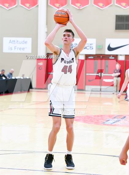 Thumbnail 3 in Modesto Christian vs. Perry (Hoophall West Tournament) photogallery.