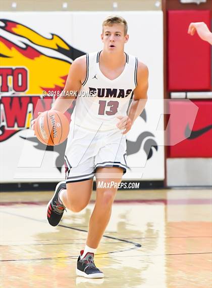 Thumbnail 2 in Modesto Christian vs. Perry (Hoophall West Tournament) photogallery.