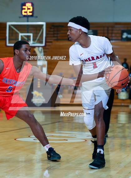 Thumbnail 1 in George Washington Prep vs. University (CIF D1 Final) photogallery.