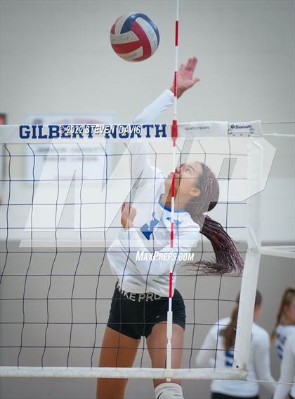 Thumbnail 3 in American Leadership Academy - Ironwood vs. Snowflake (Spiketown Invitational) photogallery.