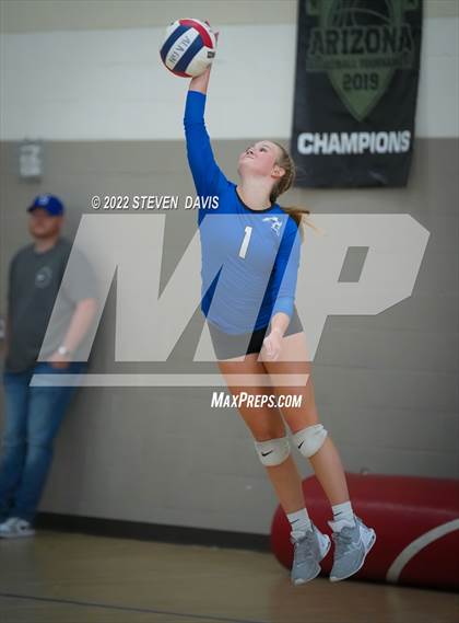 Thumbnail 2 in American Leadership Academy - Ironwood vs. Snowflake (Spiketown Invitational) photogallery.