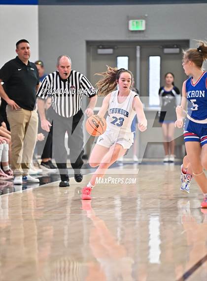 Thumbnail 2 in  Akron vs Denver Christian (CHSAA 2A Great 8) photogallery.