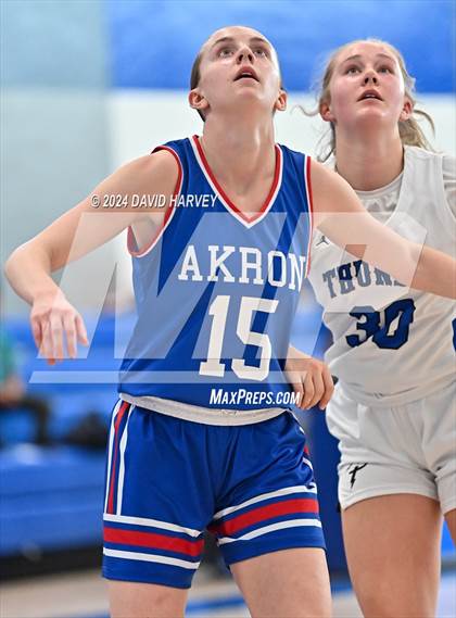 Thumbnail 3 in  Akron vs Denver Christian (CHSAA 2A Great 8) photogallery.