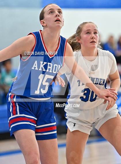 Thumbnail 1 in  Akron vs Denver Christian (CHSAA 2A Great 8) photogallery.