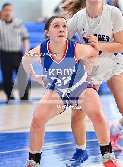 Thumbnail 3 in  Akron vs Denver Christian (CHSAA 2A Great 8) photogallery.