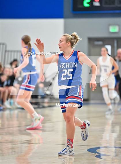 Thumbnail 3 in  Akron vs Denver Christian (CHSAA 2A Great 8) photogallery.