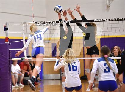 Thumbnail 2 in Pleasant Grove vs. Torrey Pines (Durango Fall Classic) photogallery.