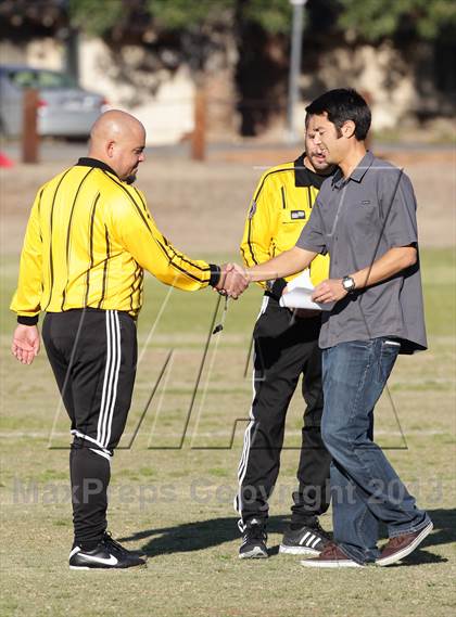 Thumbnail 2 in Grace Brethren vs. Nipomo (Grace Brethren Tournament) photogallery.