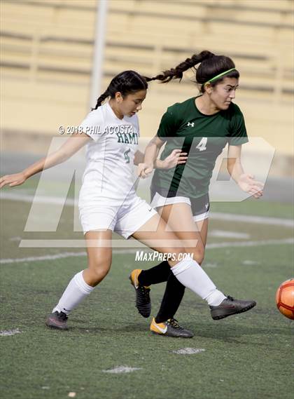 Thumbnail 1 in Hamilton vs POLA (Los Angeles Valley College Tournament) photogallery.