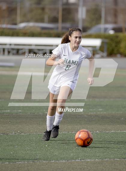 Thumbnail 2 in Hamilton vs POLA (Los Angeles Valley College Tournament) photogallery.