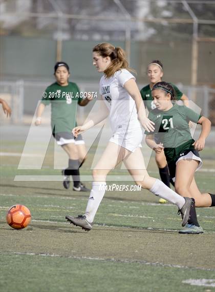 Thumbnail 3 in Hamilton vs POLA (Los Angeles Valley College Tournament) photogallery.