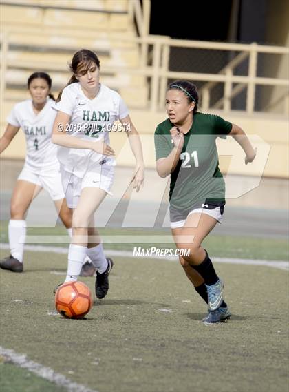 Thumbnail 3 in Hamilton vs POLA (Los Angeles Valley College Tournament) photogallery.