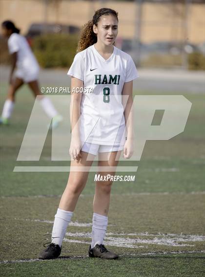 Thumbnail 3 in Hamilton vs POLA (Los Angeles Valley College Tournament) photogallery.