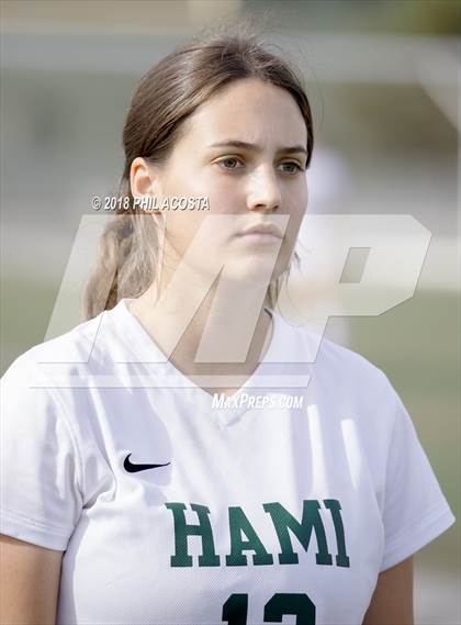 Thumbnail 3 in Hamilton vs POLA (Los Angeles Valley College Tournament) photogallery.