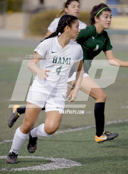 Thumbnail 2 in Hamilton vs POLA (Los Angeles Valley College Tournament) photogallery.