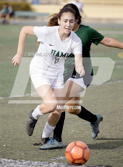 Thumbnail 1 in Hamilton vs POLA (Los Angeles Valley College Tournament) photogallery.