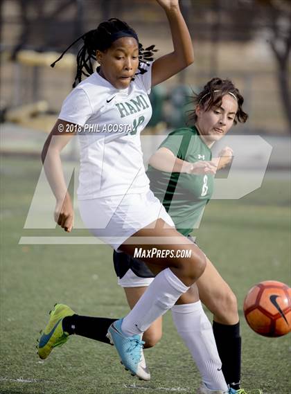 Thumbnail 3 in Hamilton vs POLA (Los Angeles Valley College Tournament) photogallery.