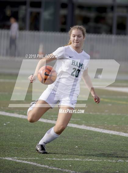 Thumbnail 2 in Hamilton vs POLA (Los Angeles Valley College Tournament) photogallery.