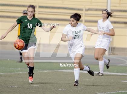 Thumbnail 2 in Hamilton vs POLA (Los Angeles Valley College Tournament) photogallery.