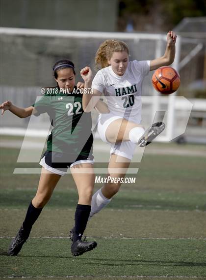Thumbnail 3 in Hamilton vs POLA (Los Angeles Valley College Tournament) photogallery.
