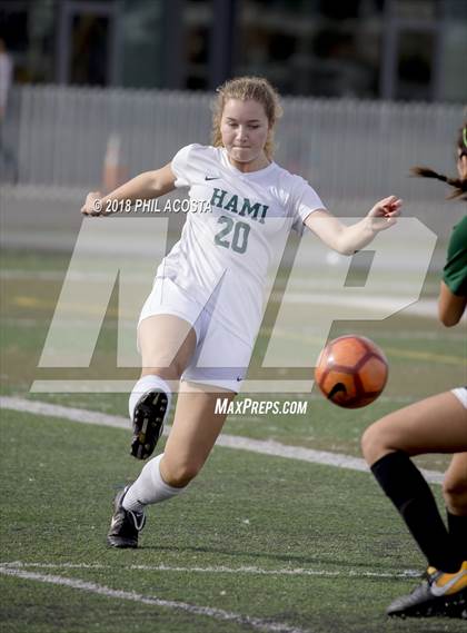 Thumbnail 1 in Hamilton vs POLA (Los Angeles Valley College Tournament) photogallery.