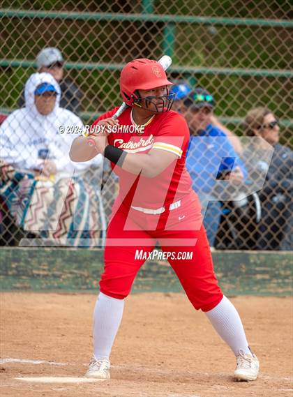 Thumbnail 3 in Cathedral Catholic vs. Santa Margarita (Holy Bowl Classic) photogallery.