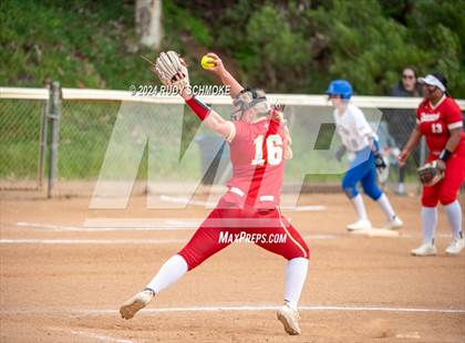 Thumbnail 2 in Cathedral Catholic vs. Santa Margarita (Holy Bowl Classic) photogallery.
